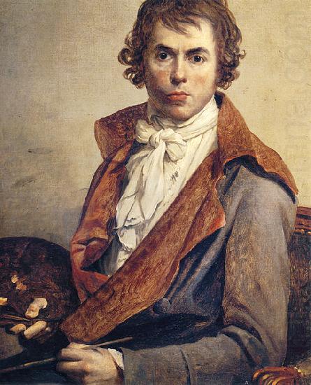 Jacques-Louis  David Self portrait oil painting picture